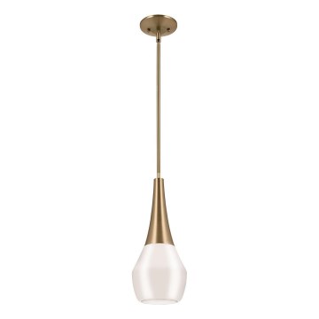 Kichler - Suspension-barre DEELA 1xE27/60W/230V d. 17,8 cm laiton
