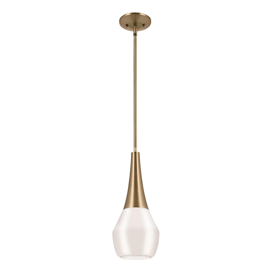 Kichler - Suspension-barre DEELA 1xE27/60W/230V d. 17,8 cm laiton