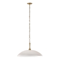 Kichler - Suspension chaîne DELAROSA 1xE27/60W/230V blanc/laiton
