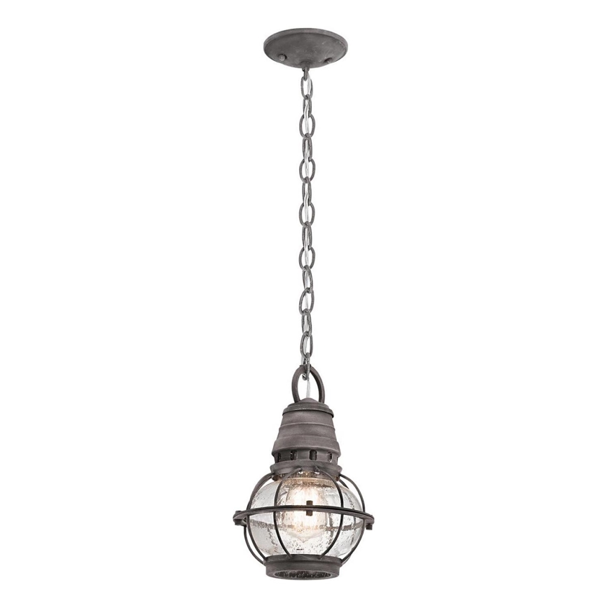 Kichler - Suspension chaîne d'extérieur BRIDGE POINT 1xE27/60W/230V IP44