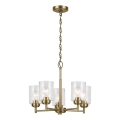 Kichler - Suspension chaîne WINSLOW 5xE27/60W/230V d. 50,2 cm laiton