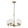 Kichler - Suspension chaîne WINSLOW 5xE27/60W/230V d. 50,2 cm laiton