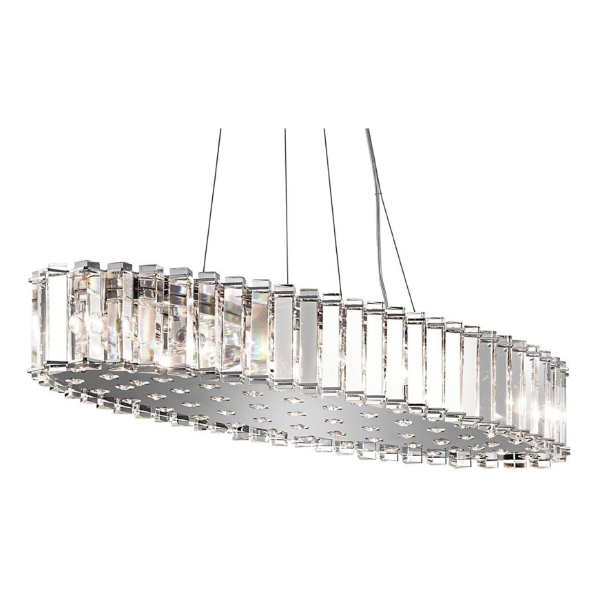 Kichler - Suspension filaire de salle de bain LED CRYSTAL SKYE 12xG9/3W/230V IP44