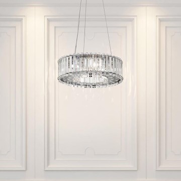 Kichler - Suspension filaire de salle de bain LED CRYSTAL SKYE 6xG9/3W/230V IP44
