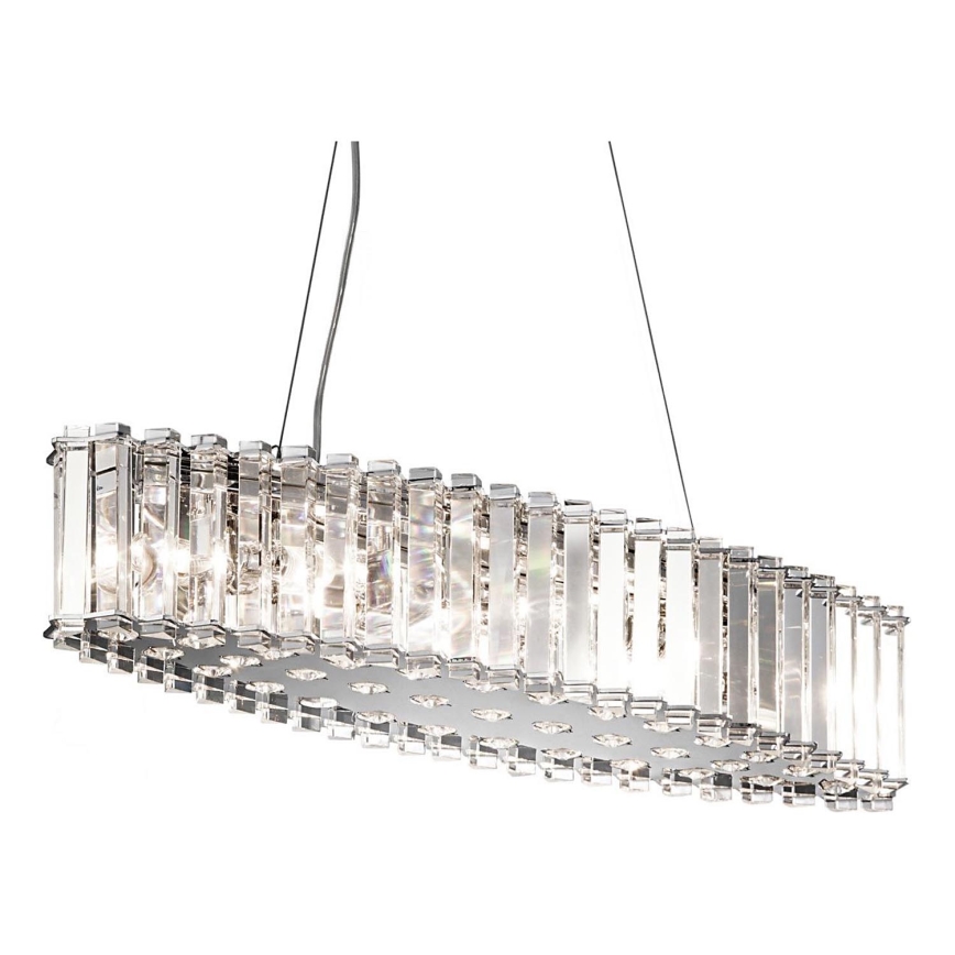 Kichler - Suspension filaire de salle de bain LED CRYSTAL SKYE 8xG9/3W/230V IP44
