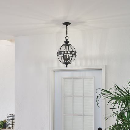 Kichler - Suspension filaire d'extérieur HALLERON 3xE14/60W/230V IP44