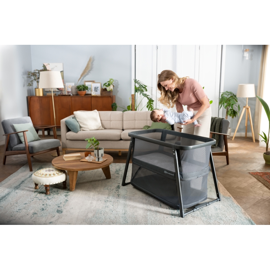 KINDERKRAFT - Berceau de voyage 4en1 SOFI PLUS gris foncé
