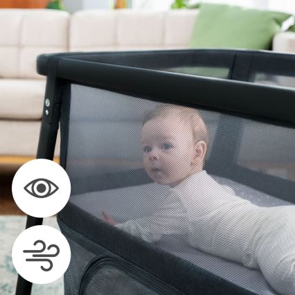 KINDERKRAFT - Berceau de voyage 4en1 SOFI PLUS gris foncé