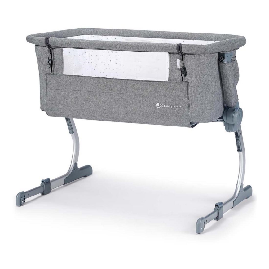 KINDERKRAFT - Berceau pour bébé UNO UP gris foncé