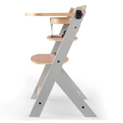 KINDERKRAFT - Chaise de repas pour bébé ENOCK grise