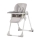 KINDERKRAFT - Chaise de repas pour bébé YUMMY grise
