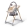 KINDERKRAFT - Chaise de repas pour enfants 2en1 LASTREE beige/grise