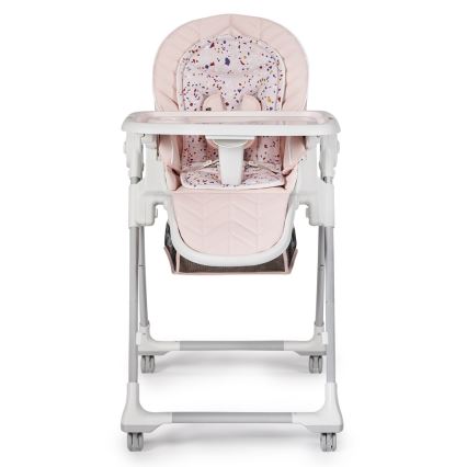 KINDERKRAFT - Chaise de repas pour enfants 2en1 LASTREE rose/blanc