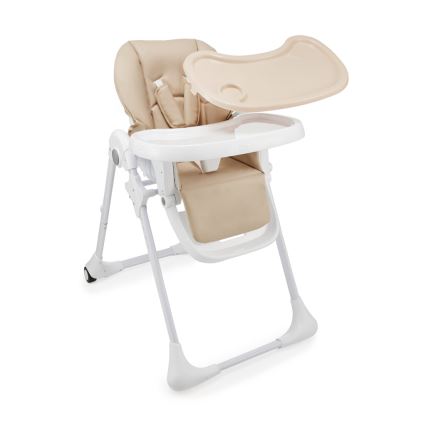 KINDERKRAFT - Chaise haute 2 en 1 pour enfant TUMMIE beige