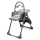 KINDERKRAFT - Chaise haute 2 en 1 pour enfant TUMMIE, grise