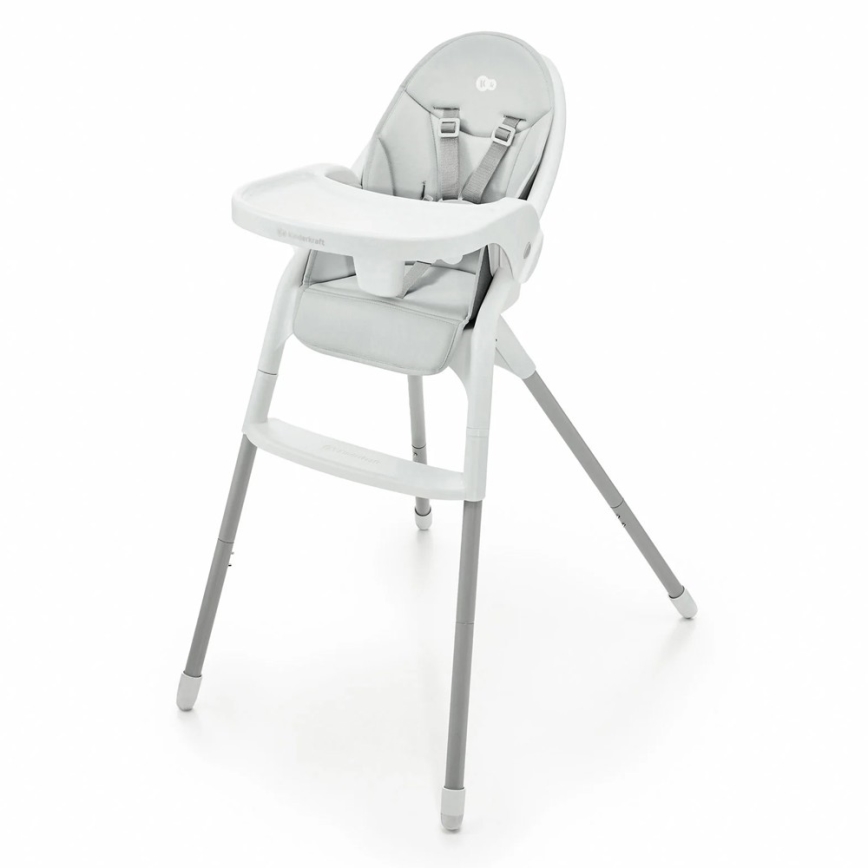 KINDERKRAFT - Chaise haute enfant 2en1 DINNLY gris