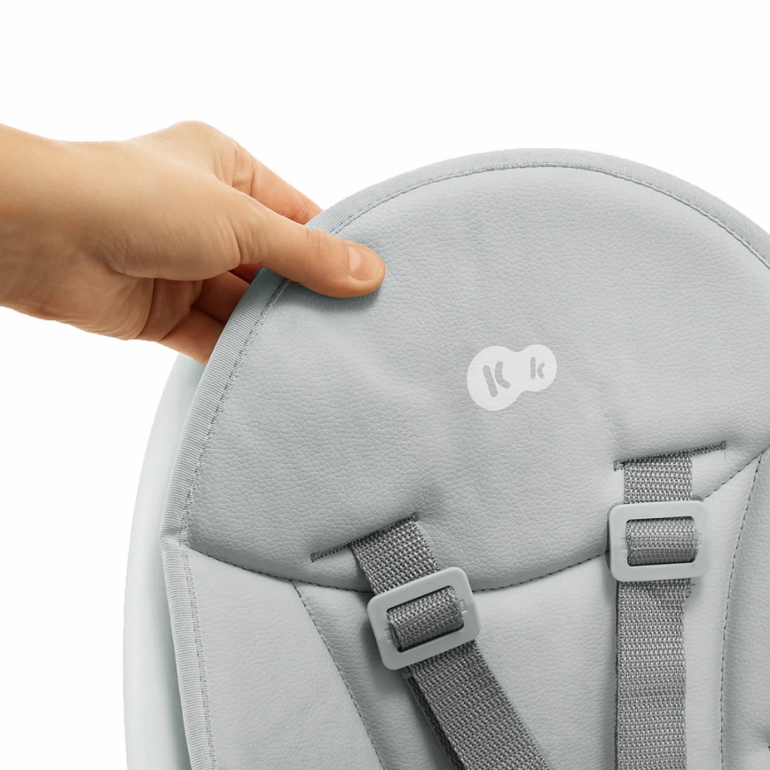 KINDERKRAFT - Chaise haute enfant 2en1 DINNLY gris