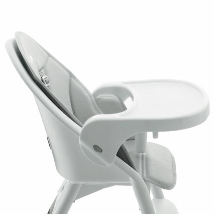 KINDERKRAFT - Chaise haute enfant 2en1 DINNLY gris