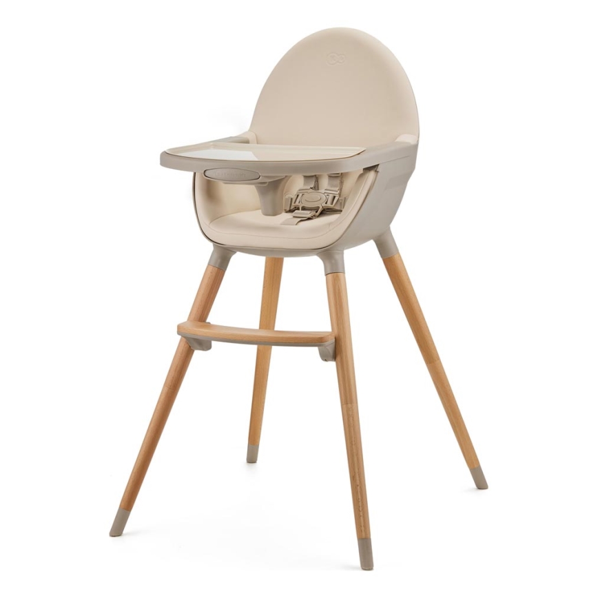 KINDERKRAFT - Chaise haute enfant 2v1 FINI2 hêtre/beige