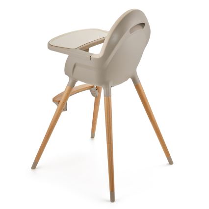 KINDERKRAFT - Chaise haute enfant 2v1 FINI2 hêtre/beige