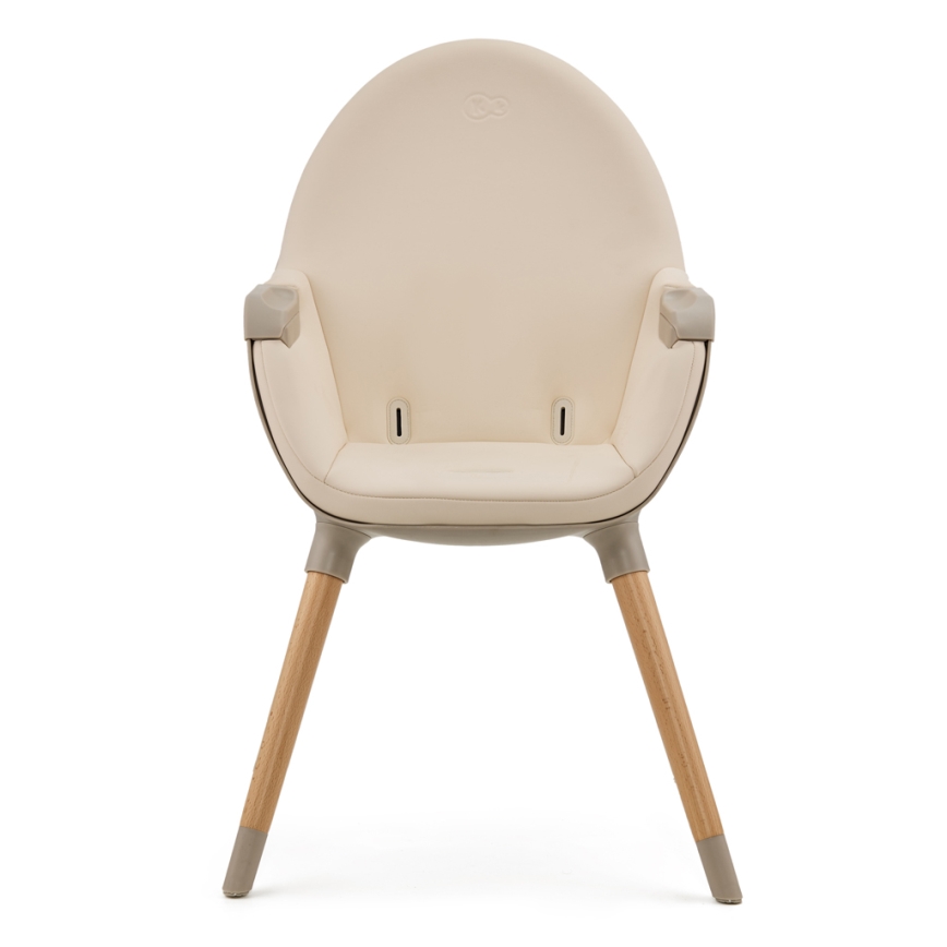 KINDERKRAFT - Chaise haute enfant 2v1 FINI2 hêtre/beige