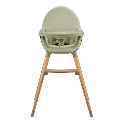 KINDERKRAFT - Chaise haute enfant 2v1 FINI2 hêtre/vert