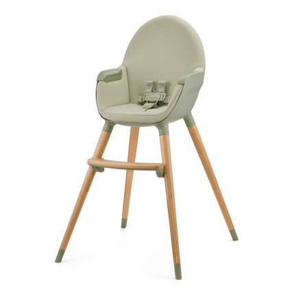 KINDERKRAFT - Chaise haute enfant 2v1 FINI2 hêtre/vert