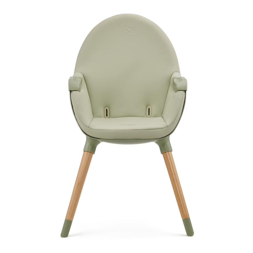 KINDERKRAFT - Chaise haute enfant 2v1 FINI2 hêtre/vert