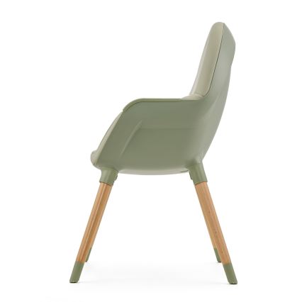 KINDERKRAFT - Chaise haute enfant 2v1 FINI2 hêtre/vert