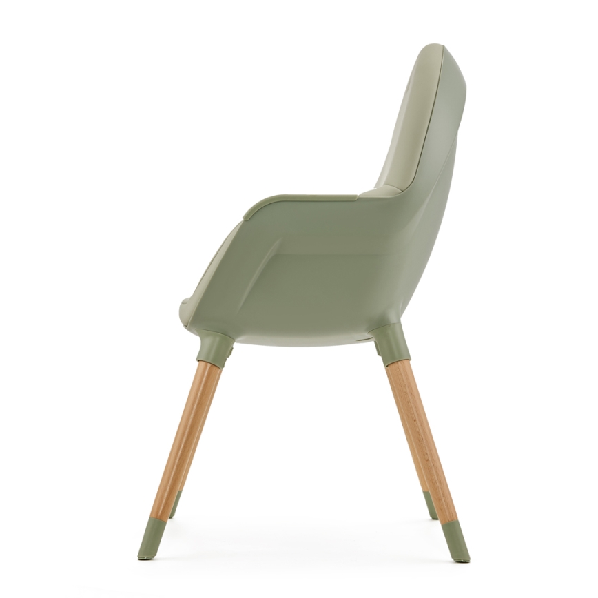 KINDERKRAFT - Chaise haute enfant 2v1 FINI2 hêtre/vert