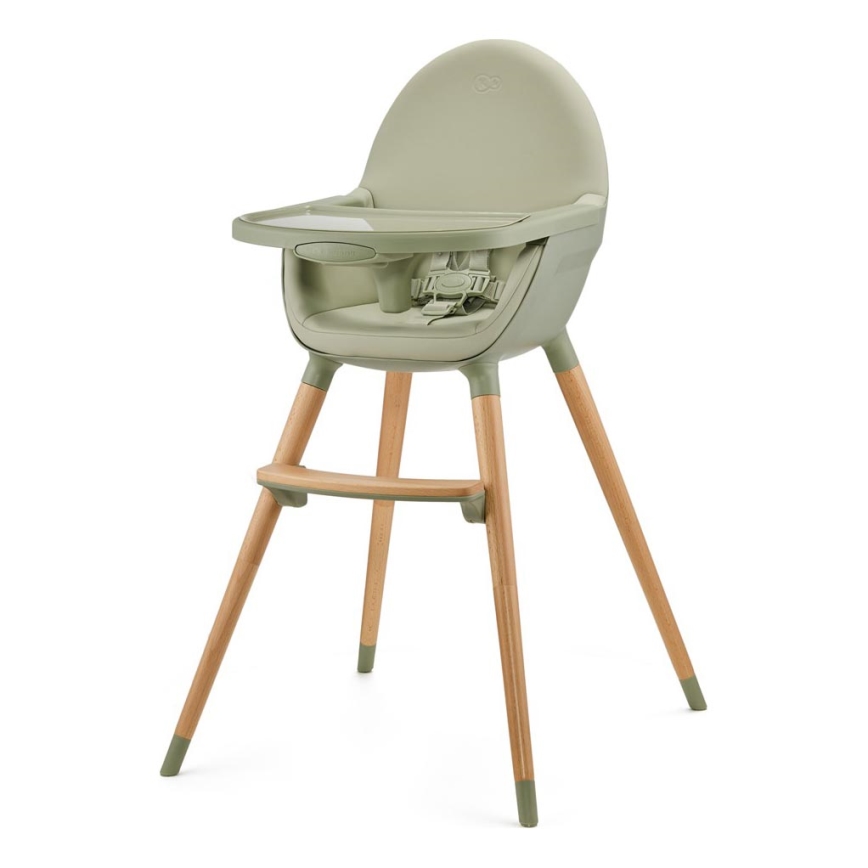 KINDERKRAFT - Chaise haute enfant FINI2 hêtre/vert