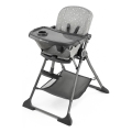 KINDERKRAFT - Chaise haute enfant FOLDEE gris