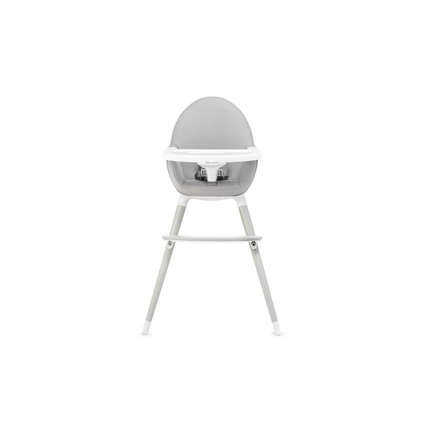 KINDERKRAFT - Chaise haute pour repas enfant FINI gris/blanc