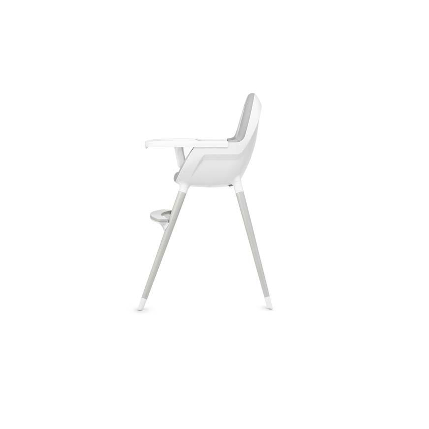 KINDERKRAFT - Chaise haute pour repas enfant FINI gris/blanc