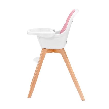 KINDERKRAFT - Chaise repas bébé 2en1 TIXI rose