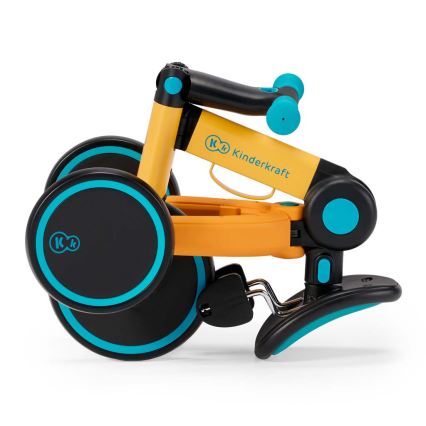 KINDERKRAFT - Draisienne pour enfant 3en1 4TRIKE jaune/turquoise