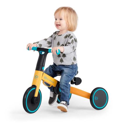 KINDERKRAFT - Draisienne pour enfant 3en1 4TRIKE jaune/turquoise