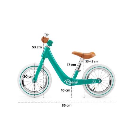 KINDERKRAFT - Draisienne RAPID turquoise