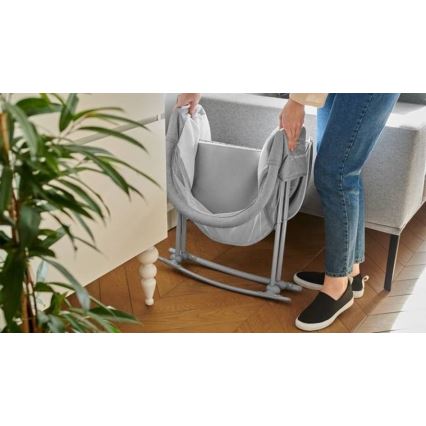 KINDERKRAFT - Lit bébé 3en1 LOVI gris