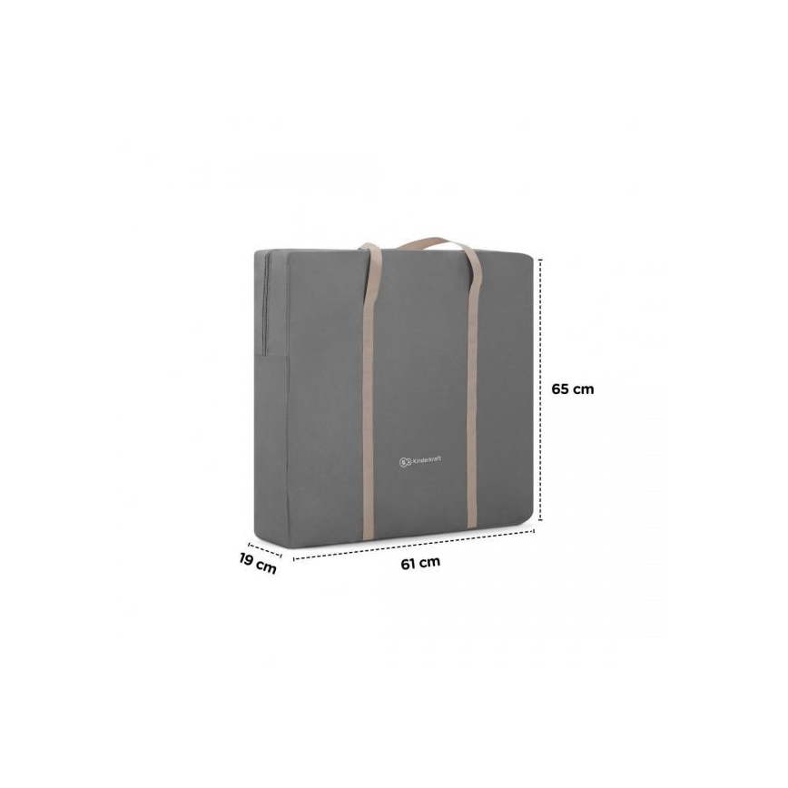 KINDERKRAFT - Lit bébé 3en1 LOVI gris