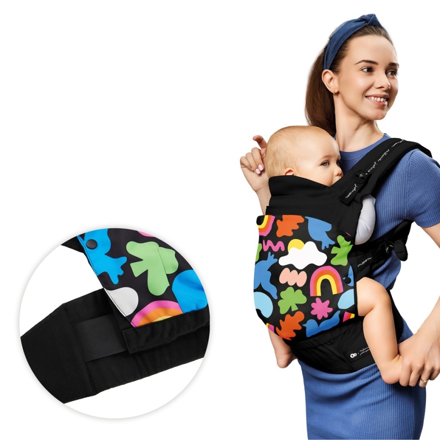 KINDERKRAFT - Porte-bébé HUGGY Happy shapes