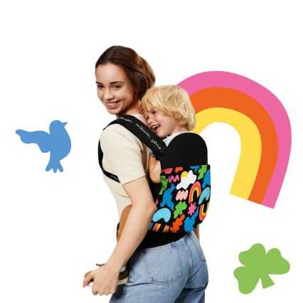 KINDERKRAFT - Porte-bébé HUGGY Happy shapes