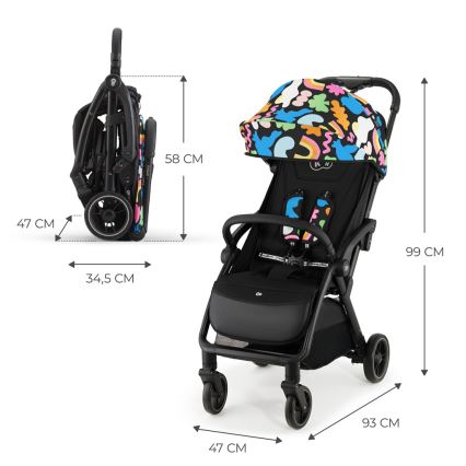 KINDERKRAFT - Poussette APINO coloré