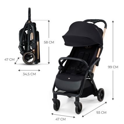 KINDERKRAFT - Poussette APINO noir
