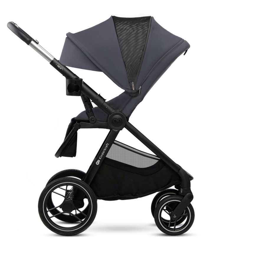 KINDERKRAFT - Poussette combinée 2en1 NEA 2 Gris foncé