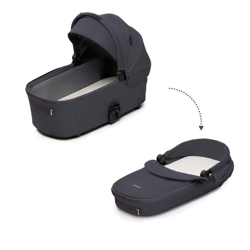 KINDERKRAFT - Poussette combinée 2en1 NEA 2 Gris foncé