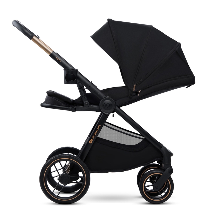 KINDERKRAFT - Poussette combinée 2en1 NEA 2 Midnight noir