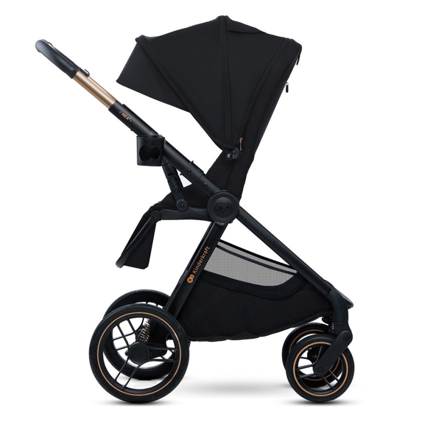 KINDERKRAFT - Poussette combinée 2en1 NEA 2 Midnight noir