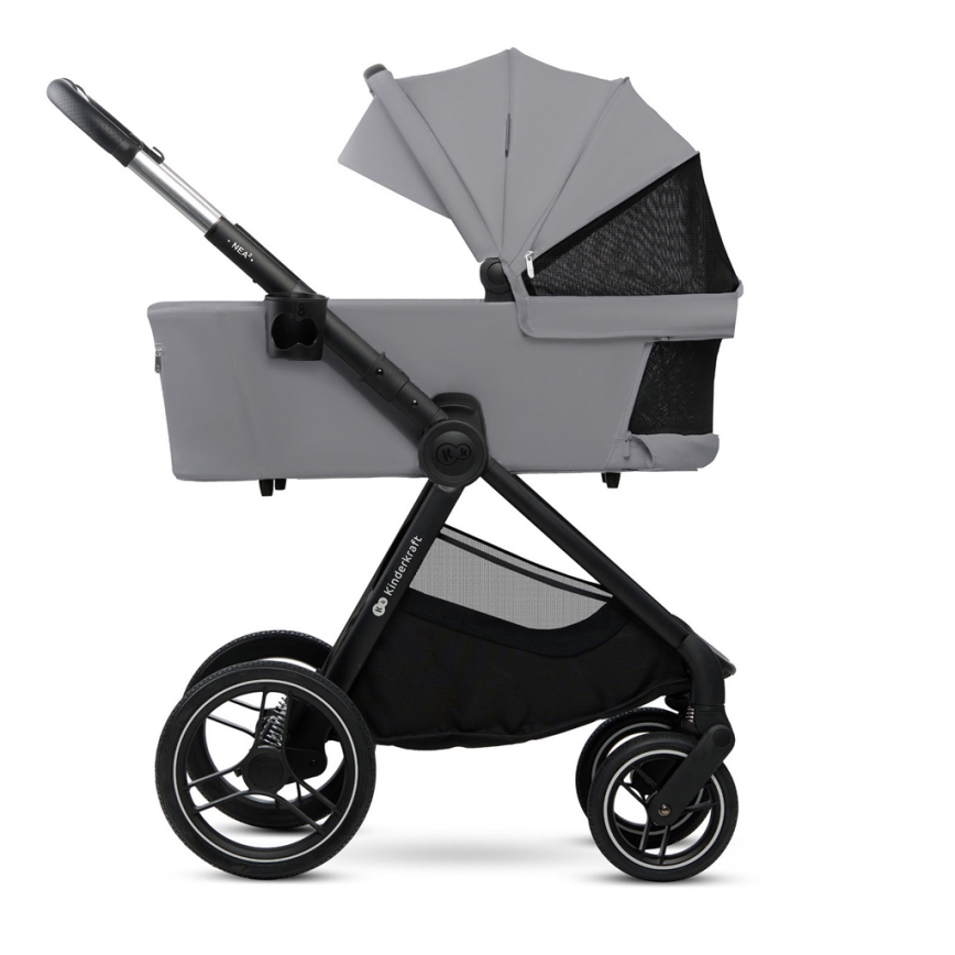 KINDERKRAFT - Poussette combinée 2en1 NEA 2 Platinum gris