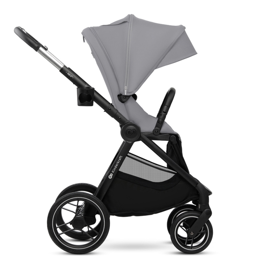 KINDERKRAFT - Poussette combinée 2en1 NEA 2 Platinum gris